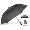 Serenelife 62'' Automatic Open Large Golf Umbrella - Double Canopy Vented Umbrella, Virtually Windproof SLGZUMBRELLA